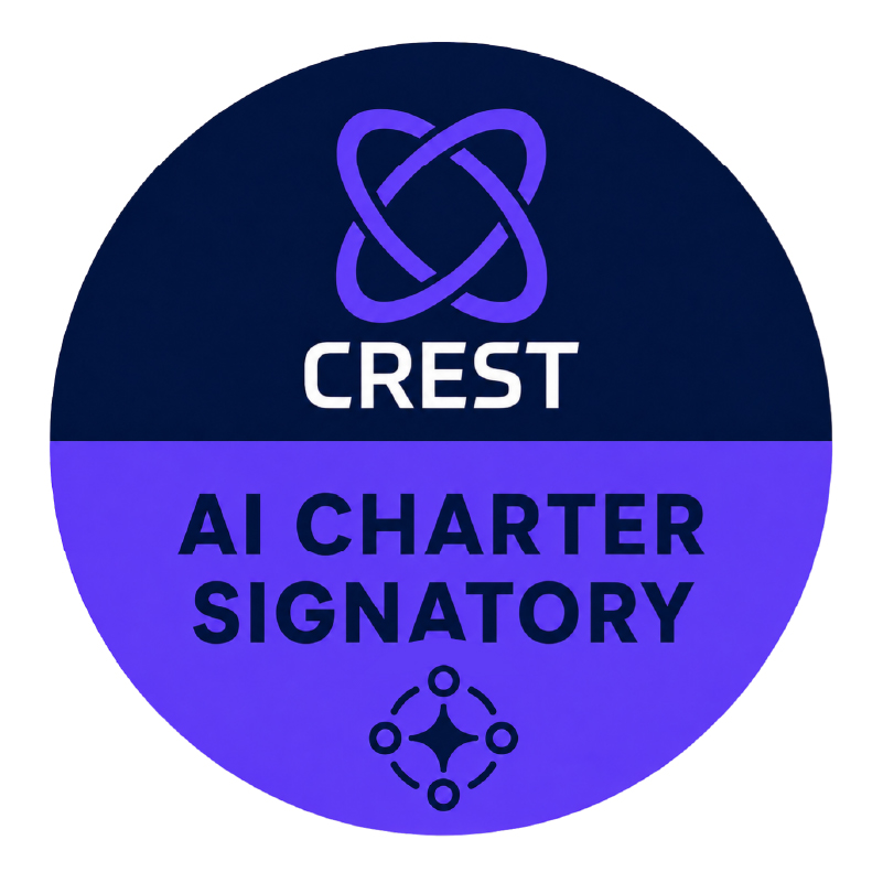 CREST AI Charter Signatory Badge