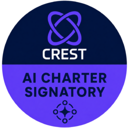 CREST AI Charter Signatory Badge